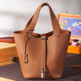 Handbag Making Kit DIY Leather Bucket Bag Bottom Shaper Leather Crafts Brown