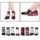 Maxbell Yoga Socks Non Slip Pilates Massage Socks with Grip Exercise Gym  Grey