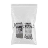Maxbell Yoga Socks Non Slip Pilates Massage Socks with Grip Exercise Gym  Grey