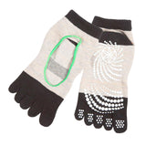 Maxbell Yoga Socks Non Slip Pilates Massage Socks with Grip Exercise Gym  Khaki