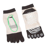 Maxbell Yoga Socks Non Slip Pilates Massage Socks with Grip Exercise Gym  Khaki