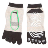 Maxbell Yoga Socks Non Slip Pilates Massage Socks with Grip Exercise Gym  Khaki