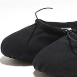 Ballet Dance Shoes Pointe Shoes Flats Dance Slipper Split Sole Black 34