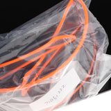 LED Visor Glasses Cyberpunk Cybergoth Goggles Cosplay Party Eyewear Orange