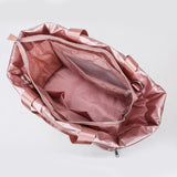 Women Sports Handbag Gym Duffle Travel Messenger Luggage Shoulder Bag Pink