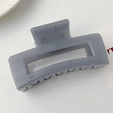 Half Claw Hair Clip Acrylic Hair Jaw Paw Hair Accessories Grey