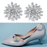 Rhinestone Crystal Sparkle Shoe Clip Decor Vintage Wedding Bridal Accessory