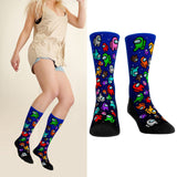 Maxbell High Stockings Cosplay Long Party Socks Leg Warmer Socks Style B