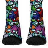 Maxbell High Stockings Cosplay Long Party Socks Leg Warmer Socks Style C