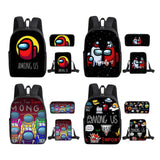 Maxbell 3 Pcs/Set Mens Bag Travel Backpack Gym Sack  Style 1