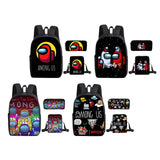 Maxbell 3 Pcs/Set Mens Bag Travel Backpack Gym Sack  Style 1