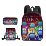 Maxbell 3 Pcs/Set Mens Bag Travel Backpack Gym Sack  Style 3