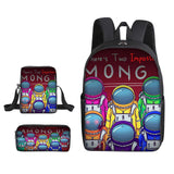 Maxbell 3 Pcs/Set Mens Bag Travel Backpack Gym Sack  Style 3