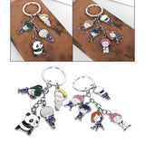 Maxbell Creative Colorful Anime Cartoon Figure Keyring Car Bag Charms Collectible 01