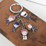 Maxbell Creative Colorful Anime Cartoon Figure Keyring Car Bag Charms Collectible 01
