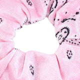 5pcs VELVET HAIR SCRUNCHIES ELASTIC SCRUNCHY HAIR BANDS TIE ROPES Pink