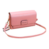 Women Handbag Clutch Crossbody Bag Shoulder Inner Pocket Clutch Pink