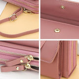 Women Handbag Shoulder Crossbody Bag Ladies Clutch Purse Wallet Pink