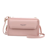 Women Handbag Shoulder Crossbody Bag Ladies Clutch Purse Wallet Light Pink
