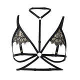 Maxbell Women Body Harness Bra Belt Punk Gothic Bra Bondage Chest Adjustable Strap