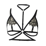 Maxbell Women Body Harness Bra Belt Punk Gothic Bra Bondage Chest Adjustable Strap