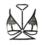 Maxbell Women Body Harness Bra Belt Punk Gothic Bra Bondage Chest Adjustable Strap