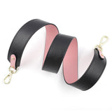 Replacement Purse Strap Shoulder Crossbody Handbag PU Straps Black Pink