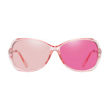 Women Sunglasses Fashion Polarized Driving Sun Glasses Pink Change Lens