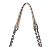 Retro Ladies Leather Chain Shoulder Bag Travel Crossbody Bags Handbag Beige