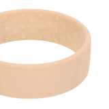 Maxbell Pony Band Clip New Wide Pony Hair Band Dark Chocolate Hair Tie Band White