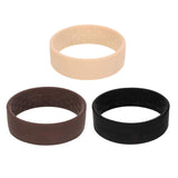 Maxbell Pony Band Clip New Wide Pony Hair Band Dark Chocolate Hair Tie Band White