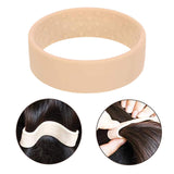 Maxbell Pony Band Clip New Wide Pony Hair Band Dark Chocolate Hair Tie Band White