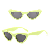 Riding Glasses Fishing Glasses Retro Vintage Cateye Sun Glasses for Women Green