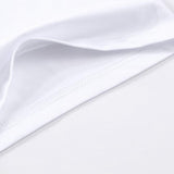 Mens Cotton Blank T-Shirts Women Modal Shirt Plain T Shirt Tee White S