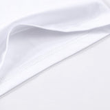 Mens Cotton Blank T-Shirts Women Modal Shirt Plain T Shirt Tee White L