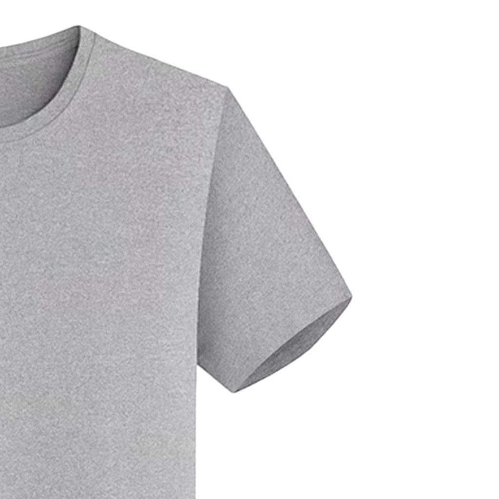 Maxbell  Mens Cotton Blank T-Shirts Women Modal Shirt Plain T Shirt Tee Grey M
