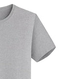 Mens Cotton Blank T-Shirts Women Modal Shirt Plain T Shirt Tee Grey XXXL