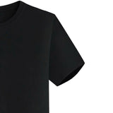 Mens Cotton Blank T-Shirts Women Modal Shirt Plain T Shirt Tee Black L