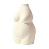 Maxbell Nordic Female Naked Body Art Statues Vase Indoor Planters Home Decor Beige