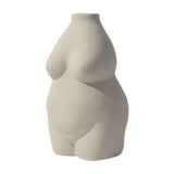 Maxbell Nordic Female Naked Body Art Statues Vase Indoor Planters Home Decor Gray