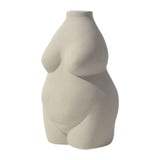 Maxbell Nordic Female Naked Body Art Statues Vase Indoor Planters Home Decor Gray