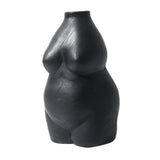 Maxbell Nordic Female Naked Body Art Statues Vase Indoor Planters Home Decor Black