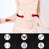 Women Belly Wrap Band Body Shaper Postpartum Belt Recovery Girdle Black L