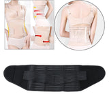 Ladies Waist Trimmer Tummy Control Ab Belt Shapewear Waist Cincher Black L