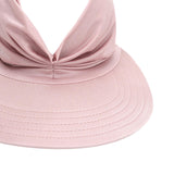 Hollow Top Summer Visor Outdoors Beach Hats for Women Girls Pink