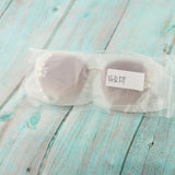 Fashion Vintage Oversized Sunglasses Women Gradient Eyewear Glasses Brown