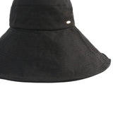 Women Men Bucket Hat Wide Brim Hats Sun UV Protection Fishing Cap L Black