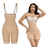 Womens Butt Lifter Shapewear Tummy Control Slimming Bodysuits L Beige