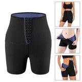 Hot Sauna Slimming Shorts High Waist Shaper Burn Fat Burning 3 Point S M