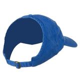 Women Backless Ponytail Hat Baseball Cap High Messy Bun Caps Royal Blue